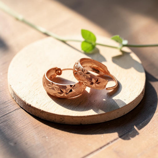 Dew Copper Earrings