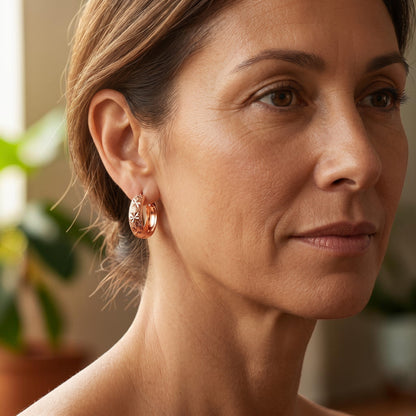 Dew Copper Earrings