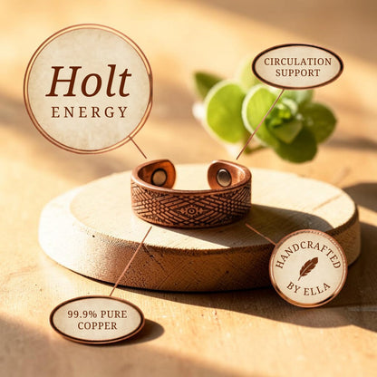 Holt Ring Pure Copper With Magnetic Therapy