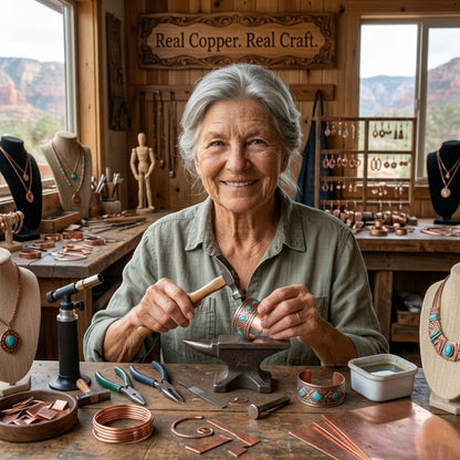 Pure Copper Straw Set