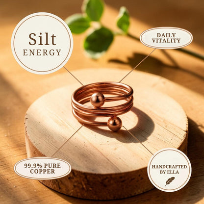 Silt Ring Pure Copper With Magnetic Therapy