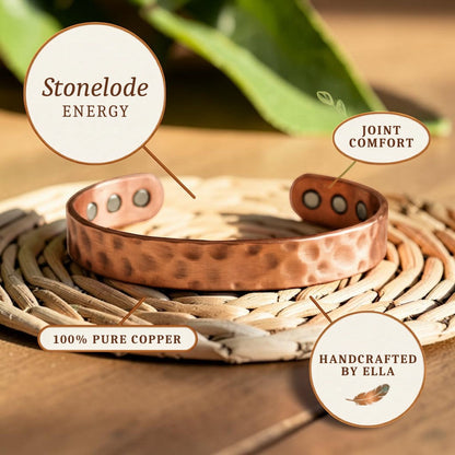Stonelode Pure Copper Bracelet With Magnetic Therapy