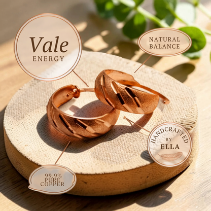 Vale Copper Earrings