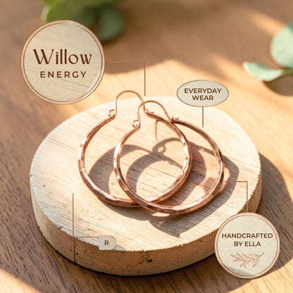 Willow Copper Earrings